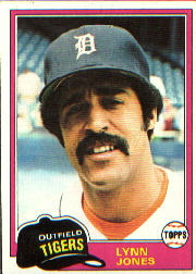 1981 Topps Baseball Cards      337     Lynn Jones